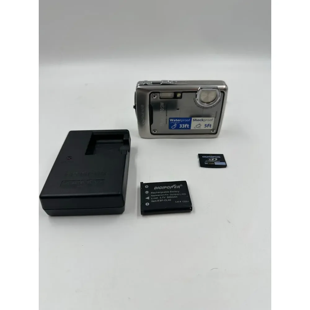 Olympus μ 770 SW Waterproof Camera Shockproof Retro Compact Tested and Works
